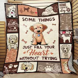 Goldendoodle Dog Quilt Blanket Dhc0602525Td and Home Decor