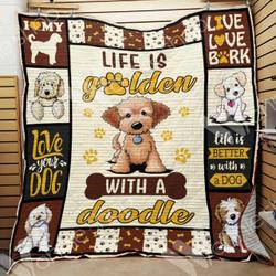 Goldendoodle Dog Quilt Blanket Dhc0602553Td and Home Decor