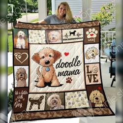 Goldendoodle Doodle Mama Quilt Blanket Dhc04011091Dd and Home Decor