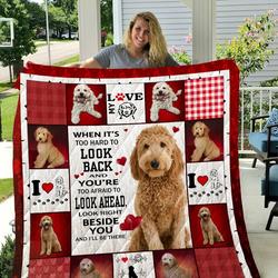 Goldendoodle Goldendoodle Beside You Quilt Blanket Dhc04011683Dd and Home Decor