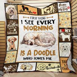 Goldendoodle Quilt Blanket Dhc0602570Td and Home Decor