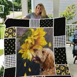 Goldendoodle Quilt Blanket Lukq76 Dhc0301720Dd and Home Decor