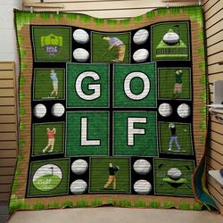 Golf 3 Quilt and Home Decor