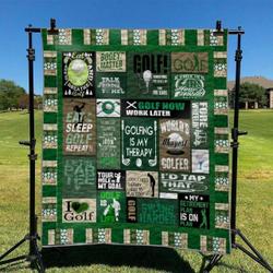 Golf Hur Quilt de and Home Decor
