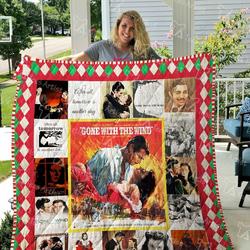 Gone With The Wind Quilt Blanket 01960 and Home Decor