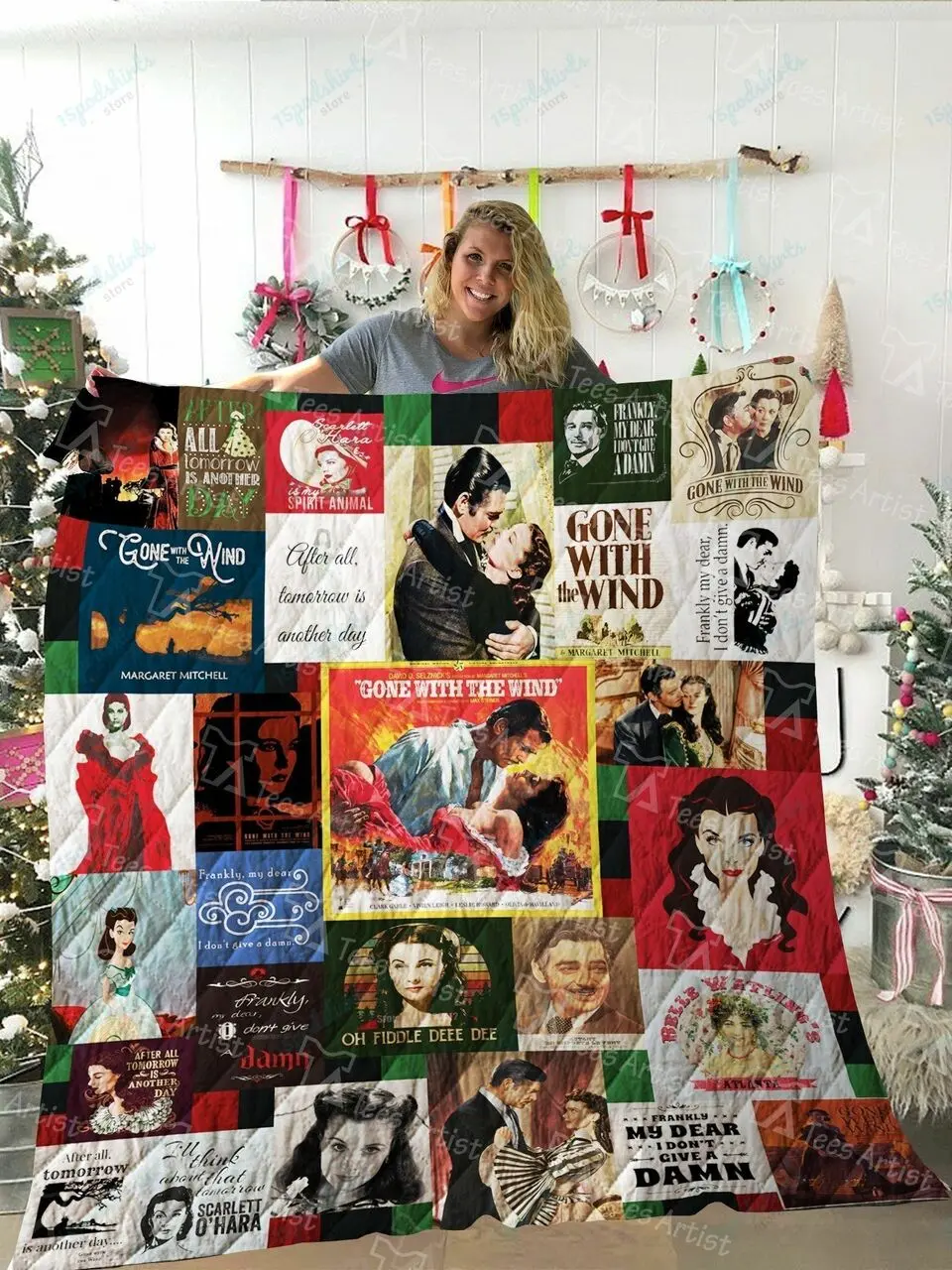 Gone With The Wind Quilt Blanket 02031 and Home Decor