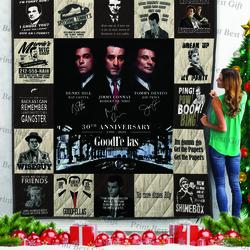 Goodfellas Poster Quilt Blanket      and Home Decor