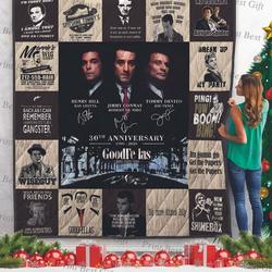 Goodfellas Poster Quilt Blanket and Home Decor