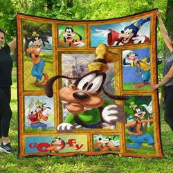 Goofy  Premium Quilt  Quilt and Home Decor