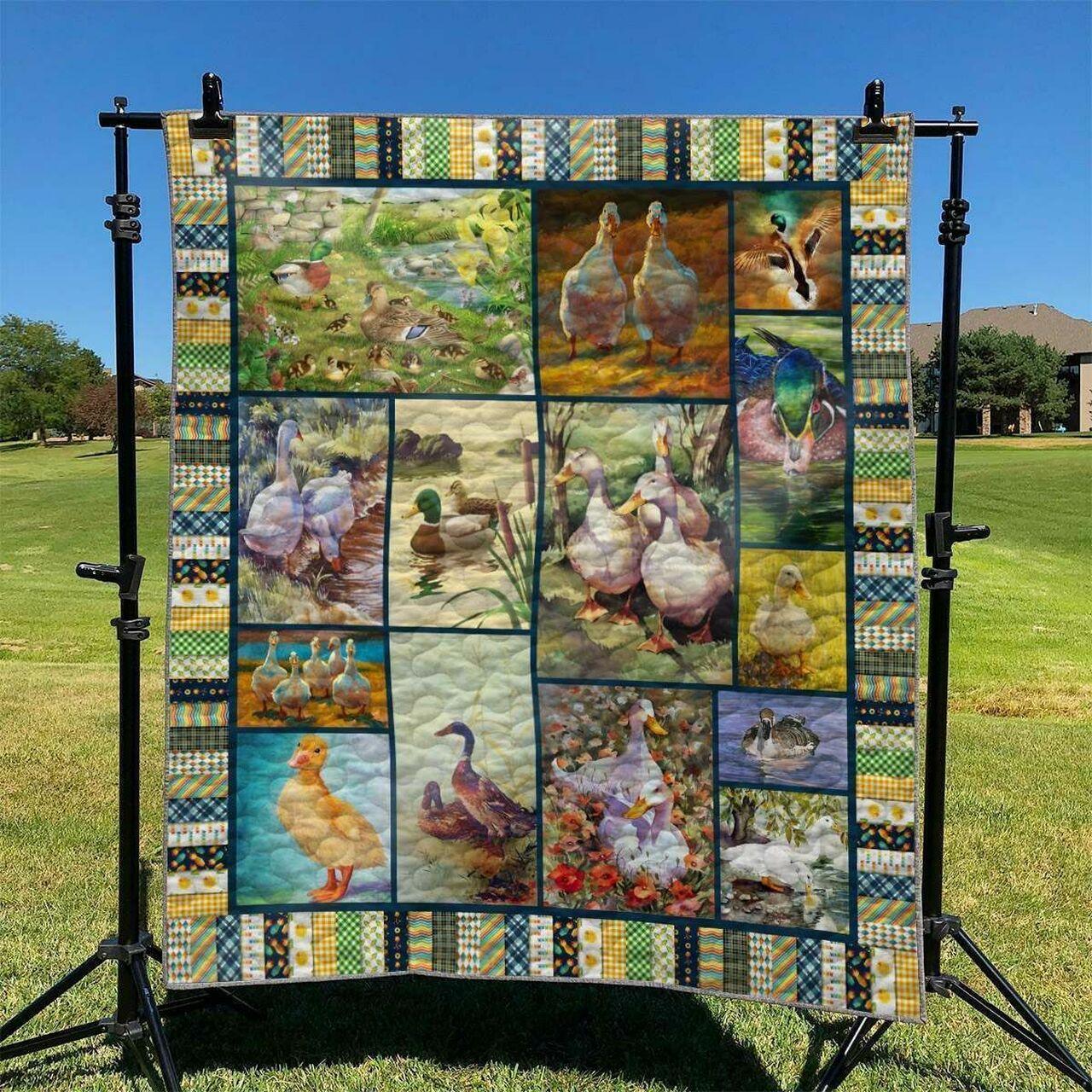 Goose 2 DHCCNA0909 Quilt Blanket and Home Decor