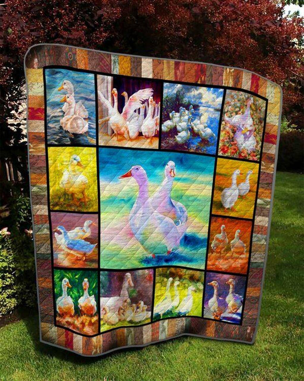 Goose Bs1204 5 Quilt Blanket Quilt and Home Decor