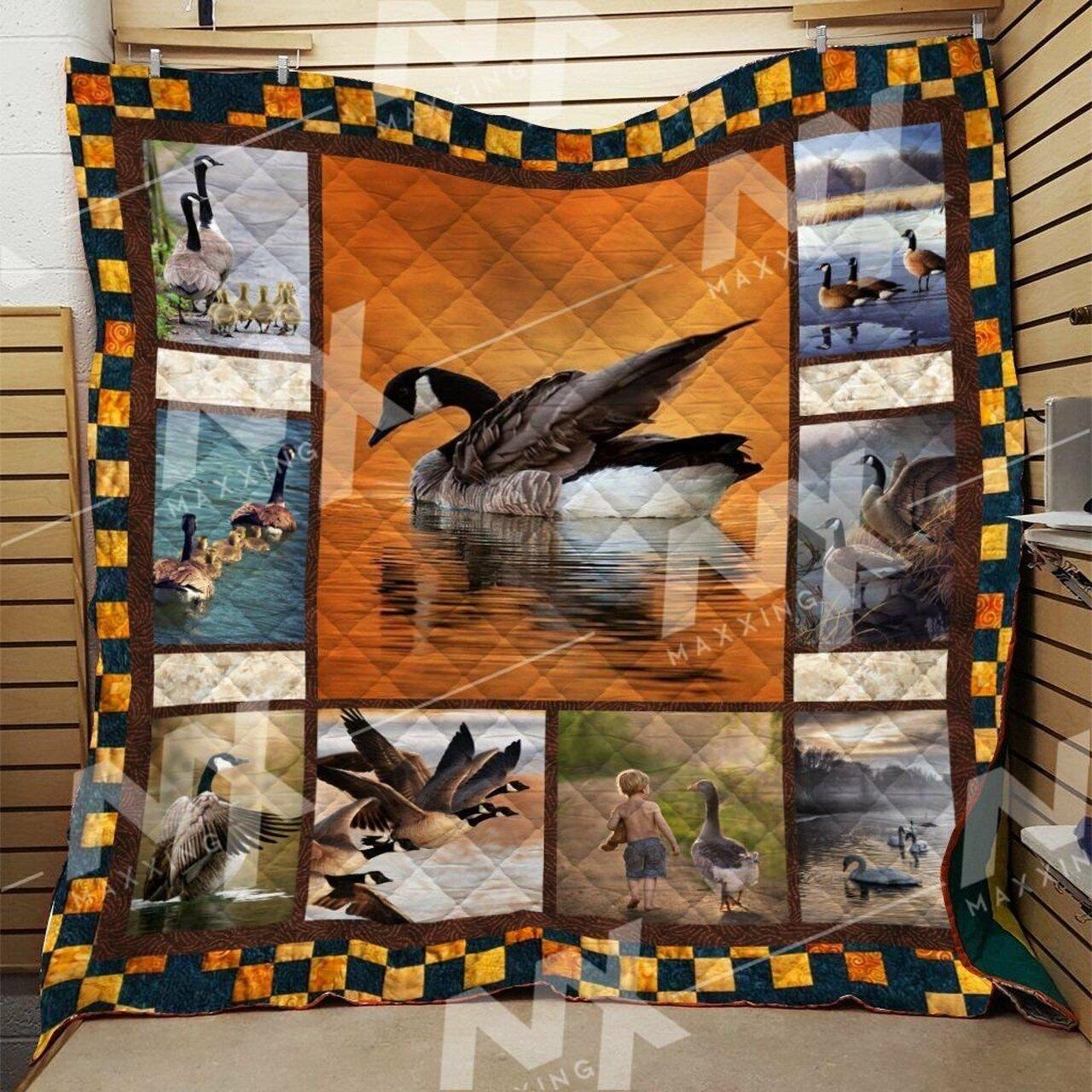 Goose Quilt Blanket Dhc0910349Vt and Home Decor