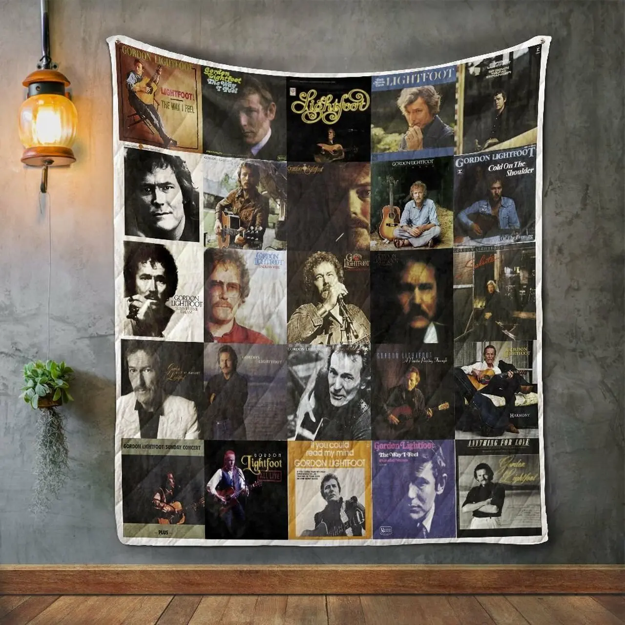 Gordon Lightfoot Album Covers Quilt Blanket and Home Decor
