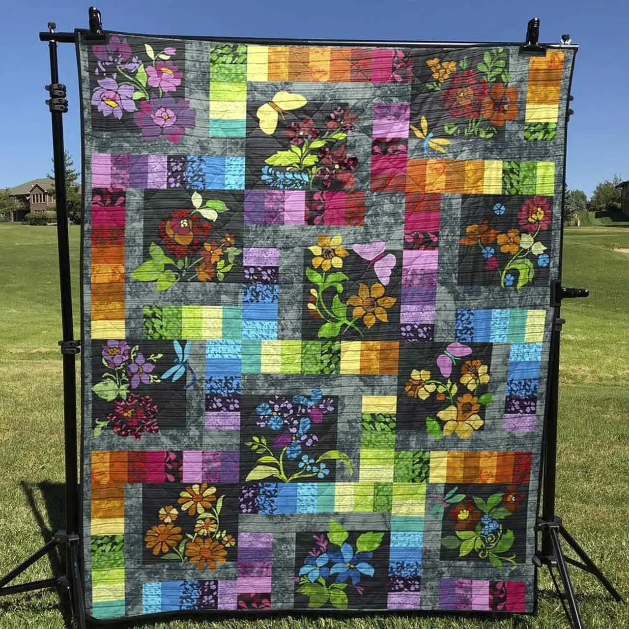 Gorgeous Garden Pkt200625 Quilt Blanket and Home Decor