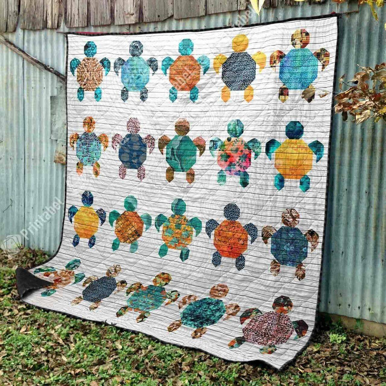 Gorgeous Turtle DHCDHC DT0910 Quilt Blanket and Home Decor