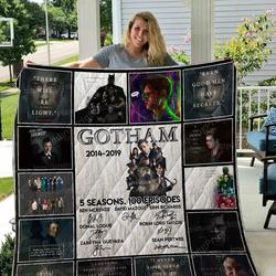 Gotham Quilt Blanket 01 and Home Decor