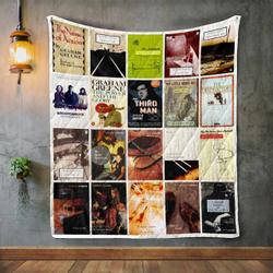 Graham Greene Books Quilt Blanket and Home Decor