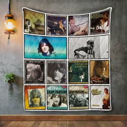 Gram Parsons Album Covers Quilt Blanket and Home Decor