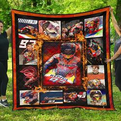 Grand Pix Marc Marquez Motogp Fan Gift Idea Quilt and Home Decor