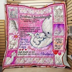 Grandma And Granddaughter Elephant Quilt Blanket ABC07111149 and Home Decor