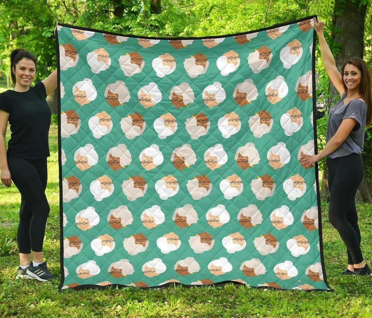 Grandma Nana Cl12100333Mdq Quilt Blanket and Home Decor