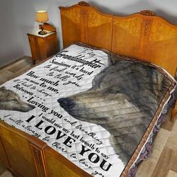 Grandma To Granddaughter Quilt Blanket Dhc02011621Dd and Home Decor