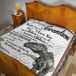 Grandma To Grandson Quilt Blanket Dhc02011653Dd and Home Decor