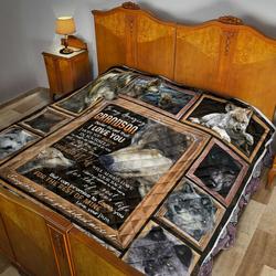 Grandpa To Grandson Quilt Blanket Dhc02011579Dd and Home Decor