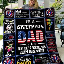 Grateful Dead Quilt Blanket Hvt080611  Quilt and Home Decor