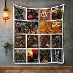 Grave Album Covers Quilt Blanket and Home Decor