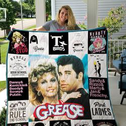Grease T-Shirt Quilt Blanket Ver17      and Home Decor