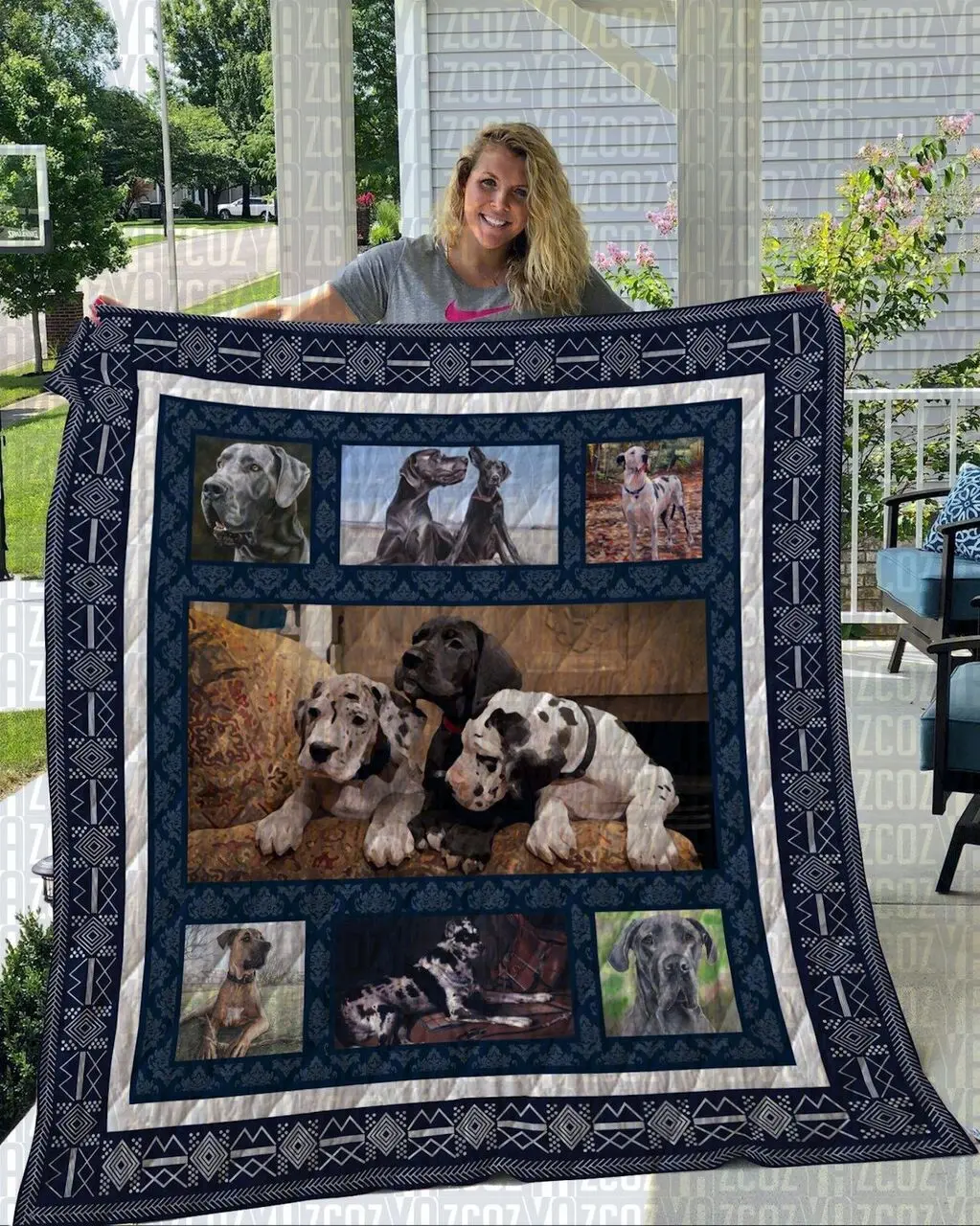Great Dane CL20110209MDQ Quilt Blanket and Home Decor