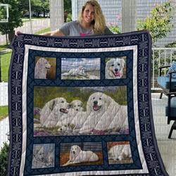 Great Pyrenees CL20110210MDQ Quilt Blanket and Home Decor