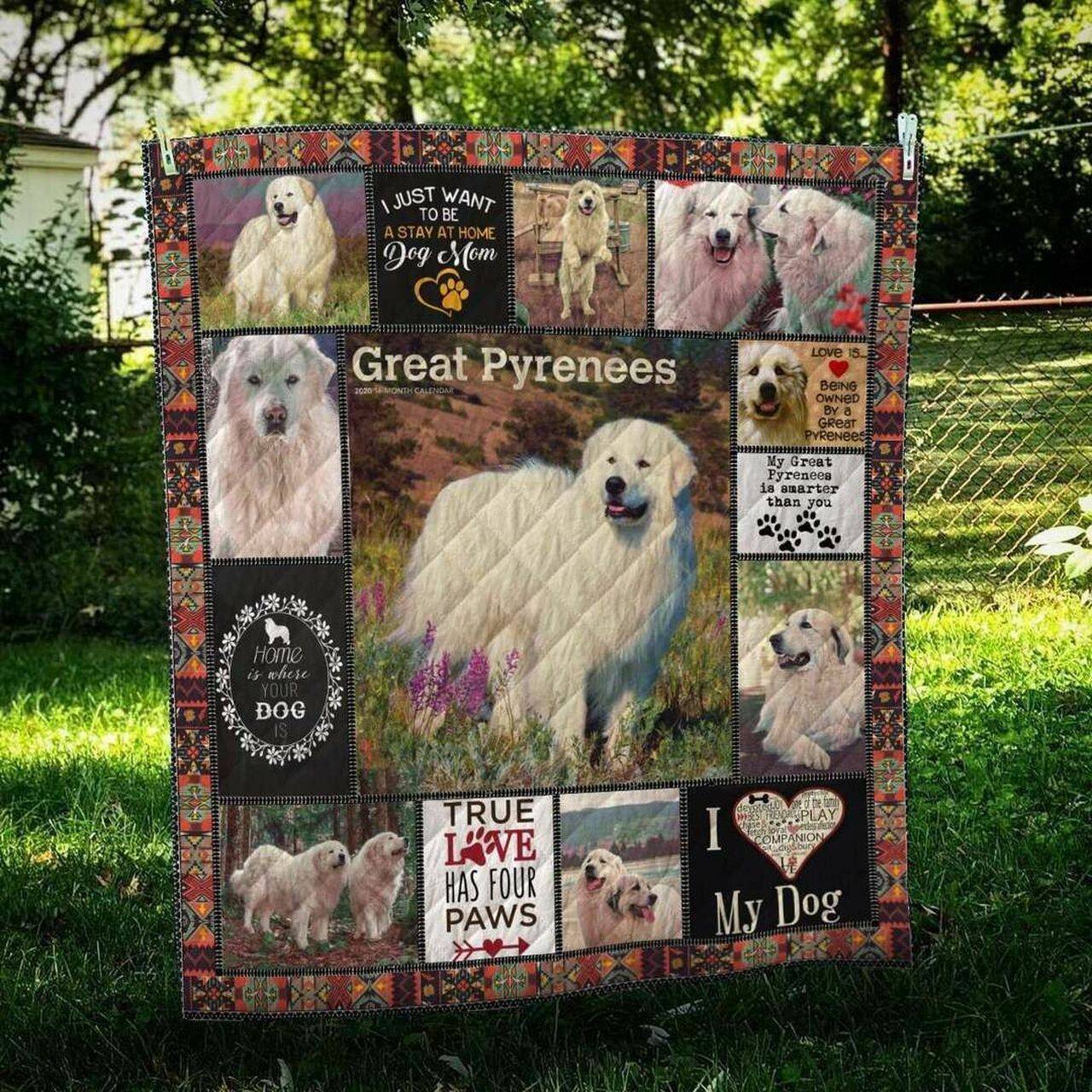 Great Pyrenees True Love Hur Quilt Bevrrq and Home Decor