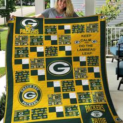 Green Bay Packers 4 Quilt Blanket      and Home Decor