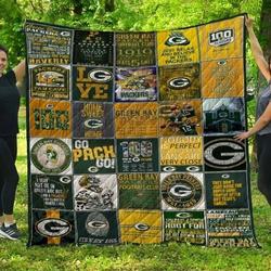 Green Bay Packers Fan Made Quilt Blanket and Home Decor