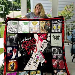 Green Day Style 3 Album Covers Quilt Blanket and Home Decor