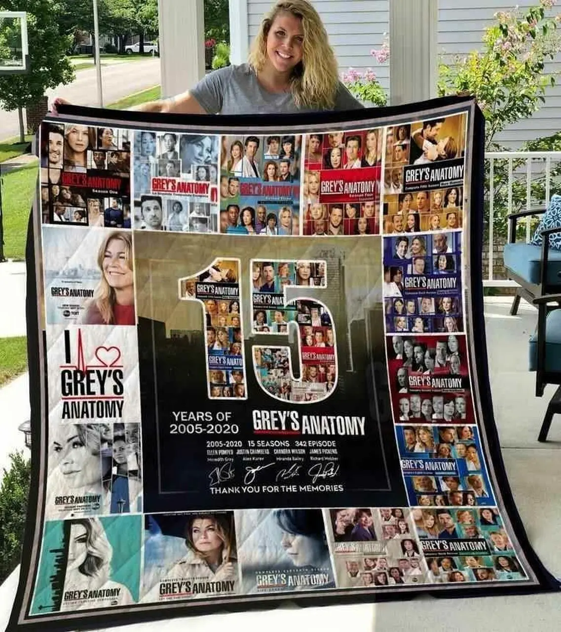 Grey S Anatomy Blanket Th1507 Quilt and Home Decor