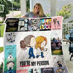 Grey S Anatomy Quilt Blanket 0417 and Home Decor