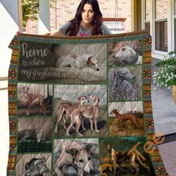 Greyhound 10 Blanket TH10072019 Quilt and Home Decor