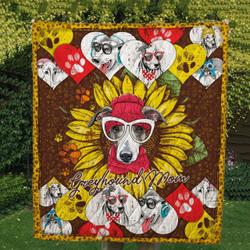 Greyhound 14 Tlq0113 Quilt  Quilt and Home Decor