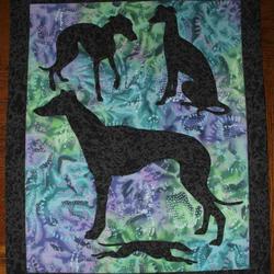 Greyhound Clm210620 Quilt Blanket and Home Decor