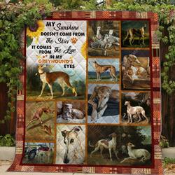 Greyhound Quilt Blanket Dhc13121449Vt and Home Decor