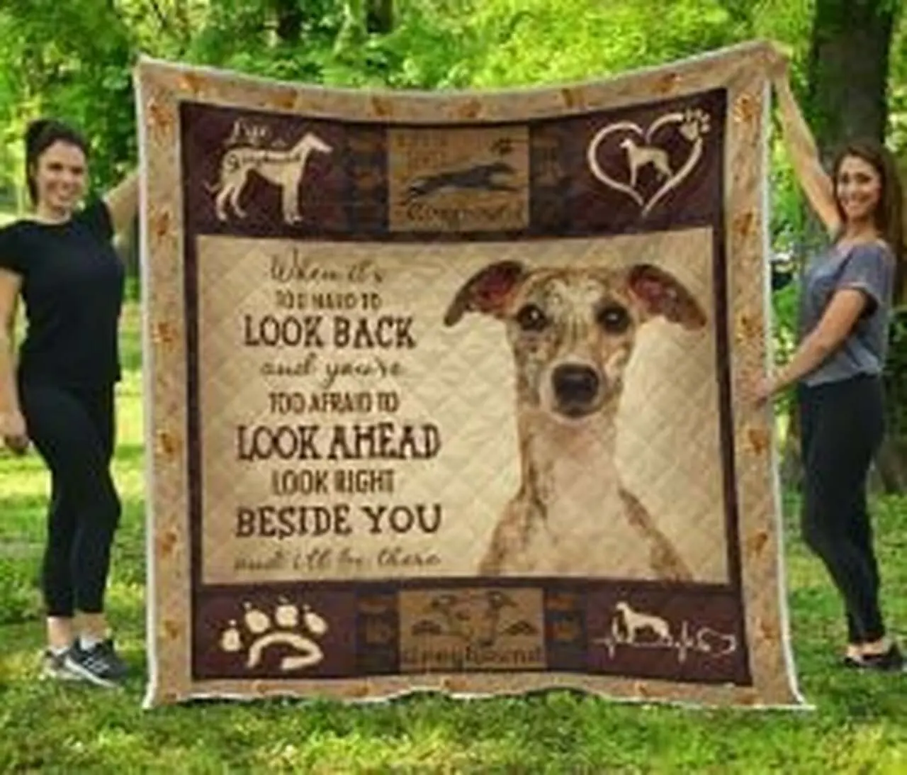 Greyhound2 Quilt Blanket 2J4Q7 Dhc0301591Dd and Home Decor