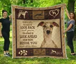 Greyhound2 Quilt Blanket 2J4Q7 Dhc0301591Dd and Home Decor