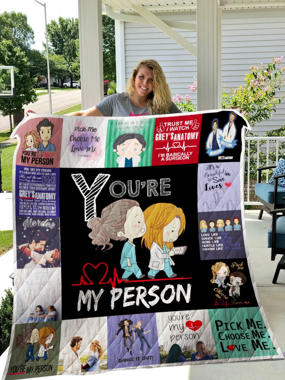 GreyS Anatomy Quilt Blanket 0314 and Home Decor