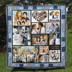 Grey’S Anatomy Quilt Blanket and Home Decor