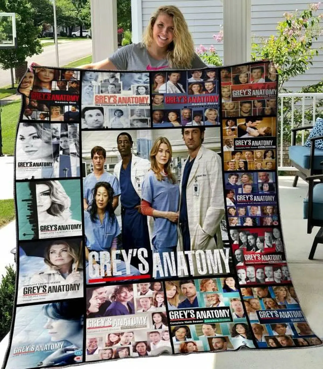 Grey_S Anatomy Quilt Blanket Hvt120607 Quilt and Home Decor