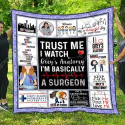 Greys Anatomy - Quilt and Home Decor