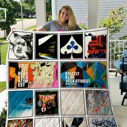 Grizzly Bear Quilt Blanket and Home Decor